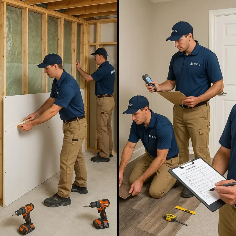 Repairs and Reconstruction process in Pulaski County, VA